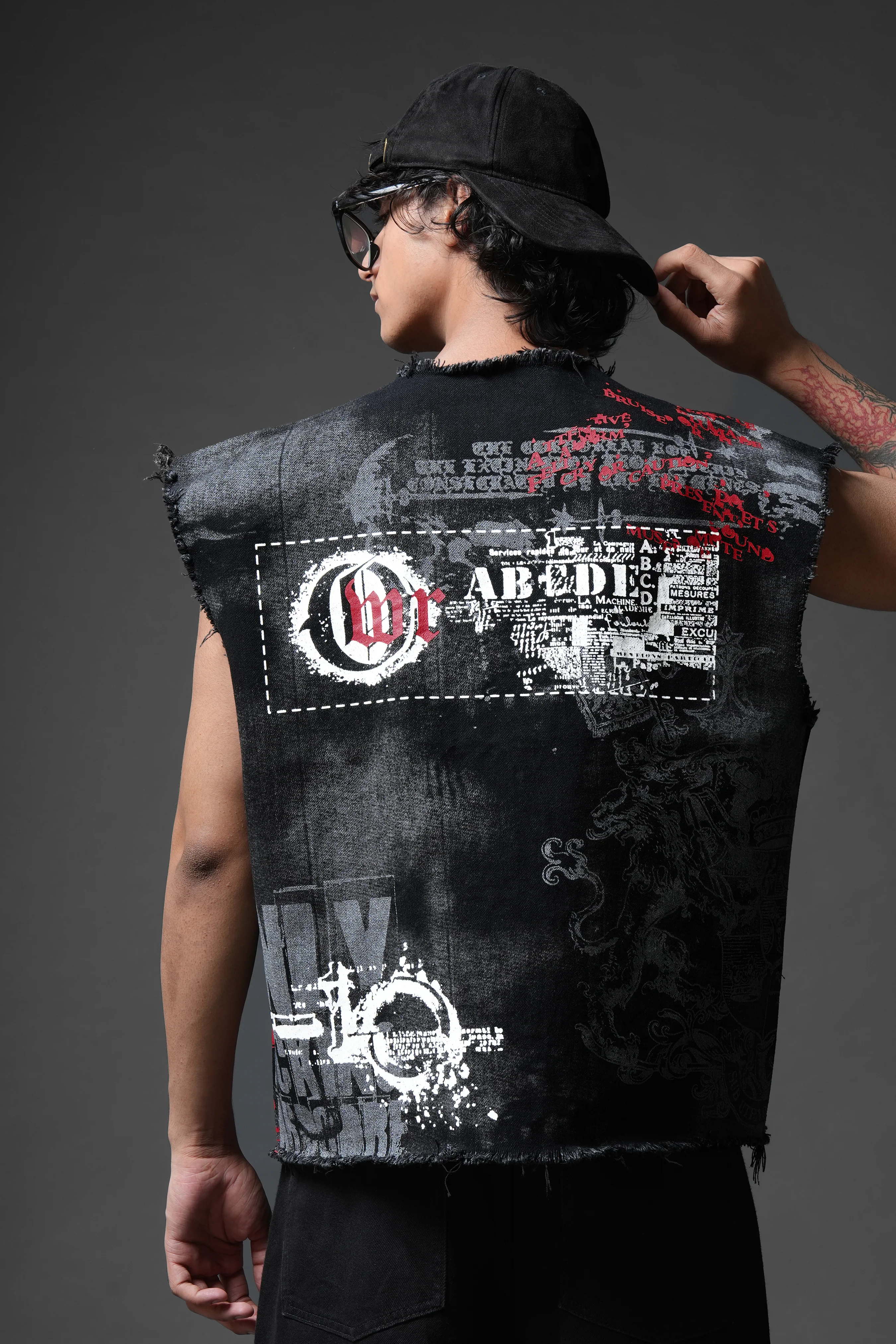Bleeding Silence Denim Tank - Image 11