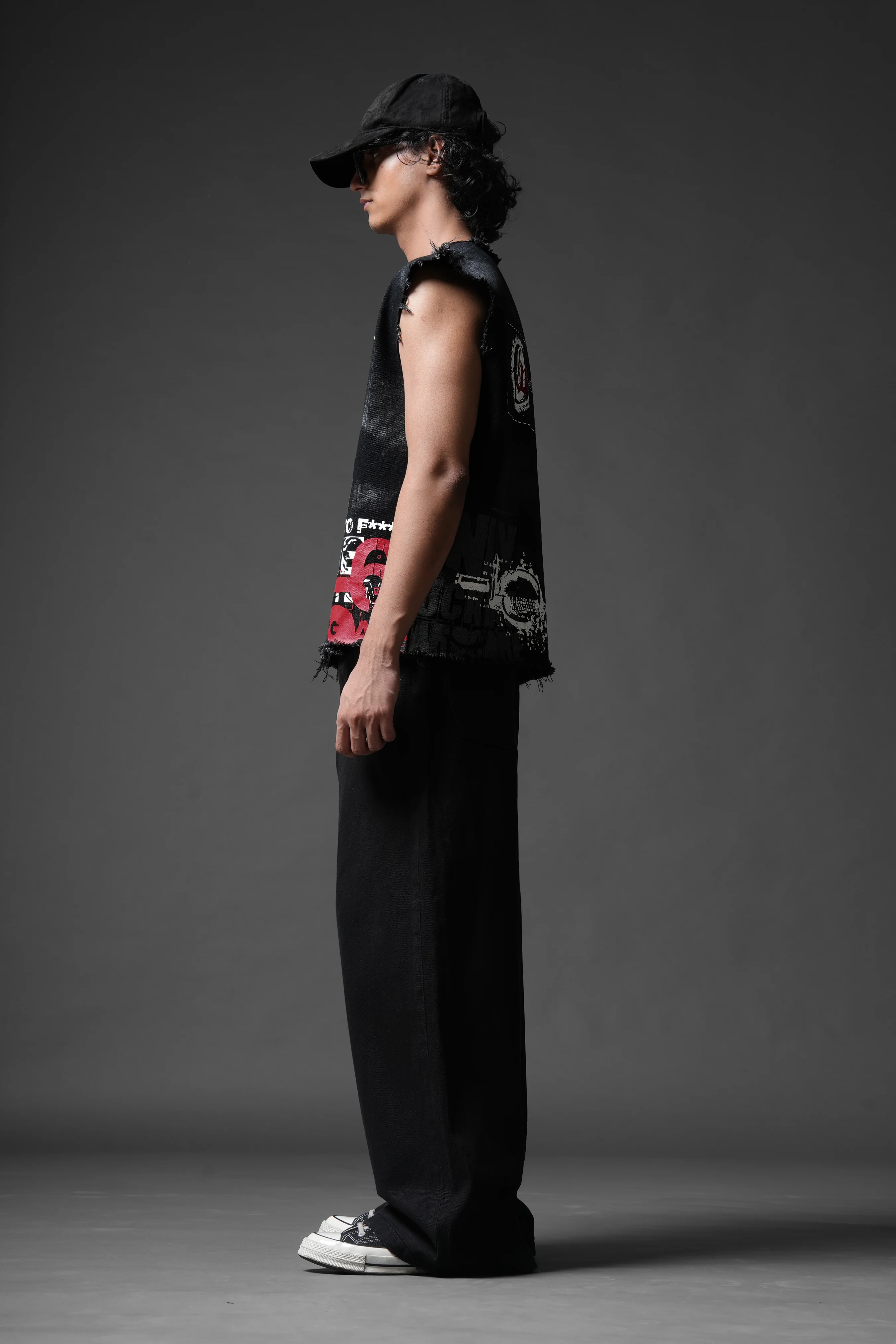 Bleeding Silence Denim Tank - Image 7