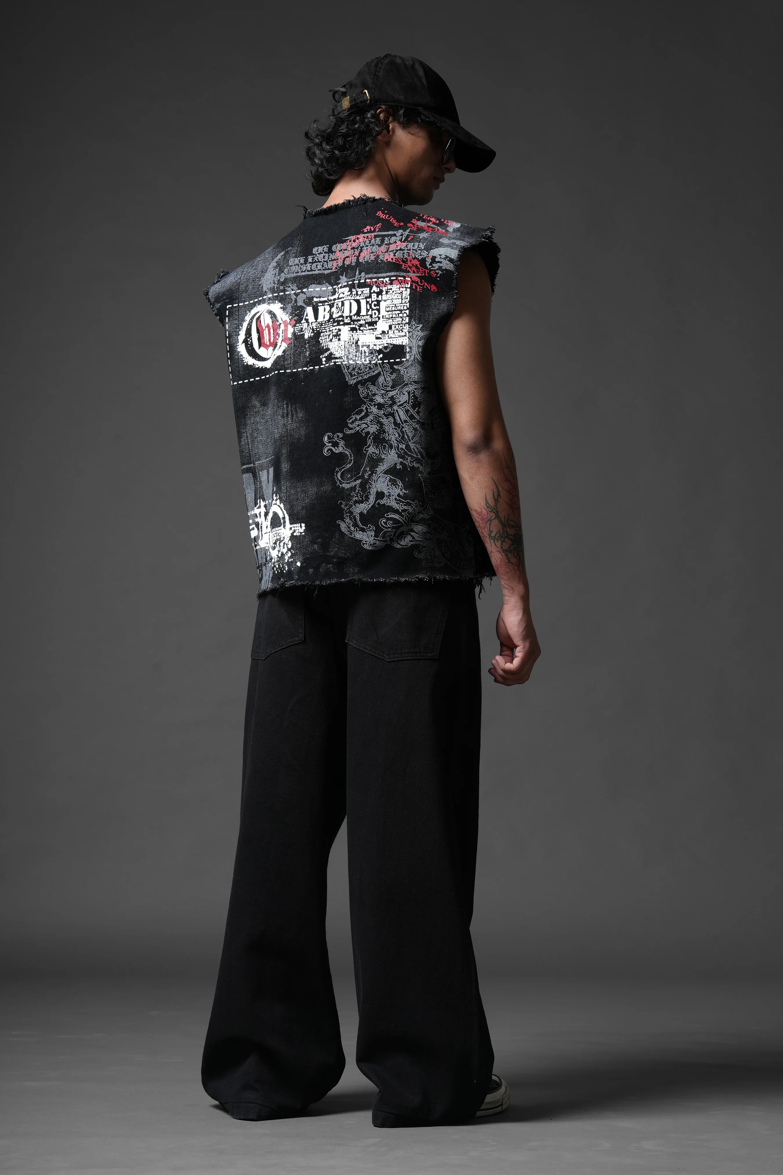Bleeding Silence Denim Tank - Image 8