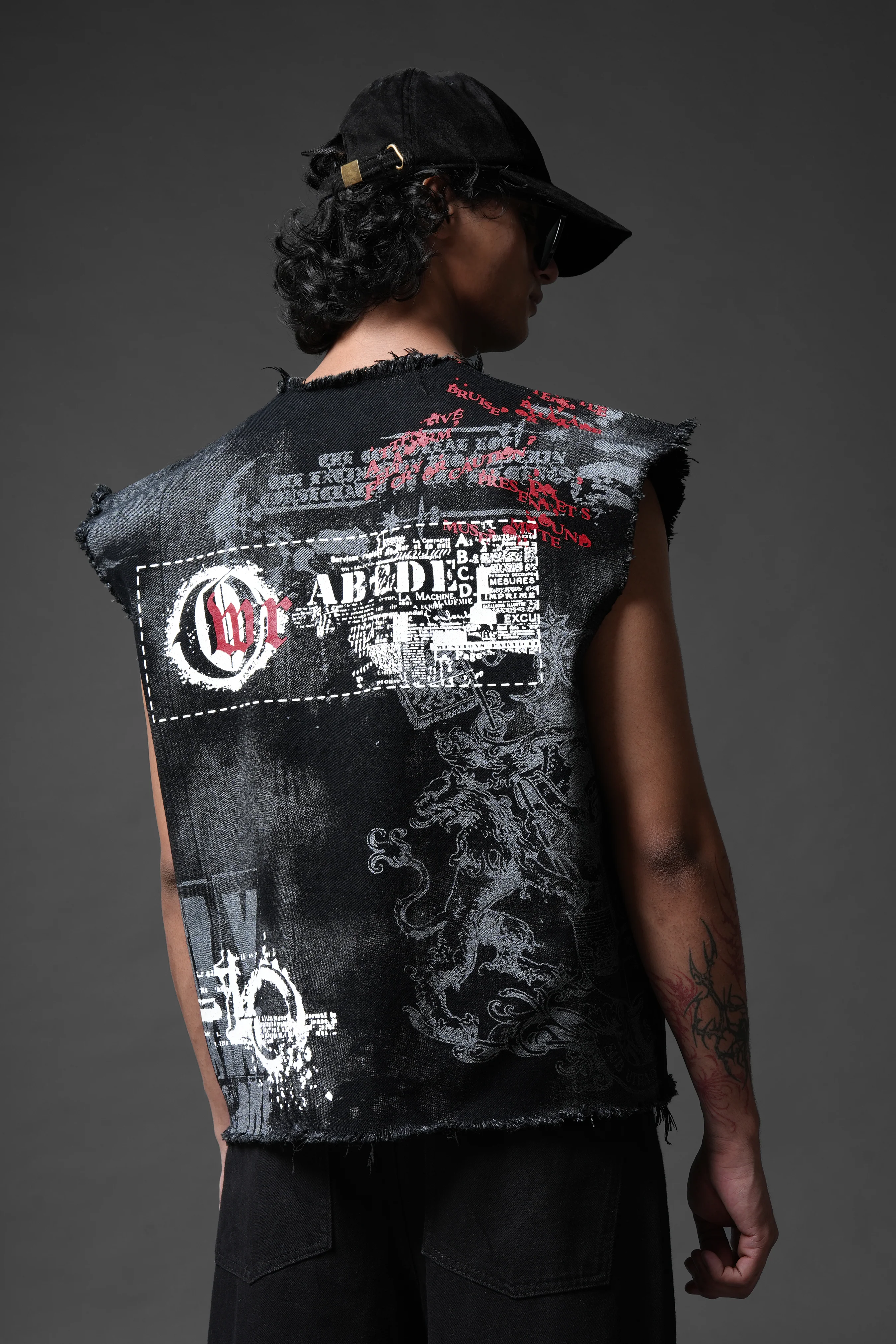 Bleeding Silence Denim Tank - Image 9