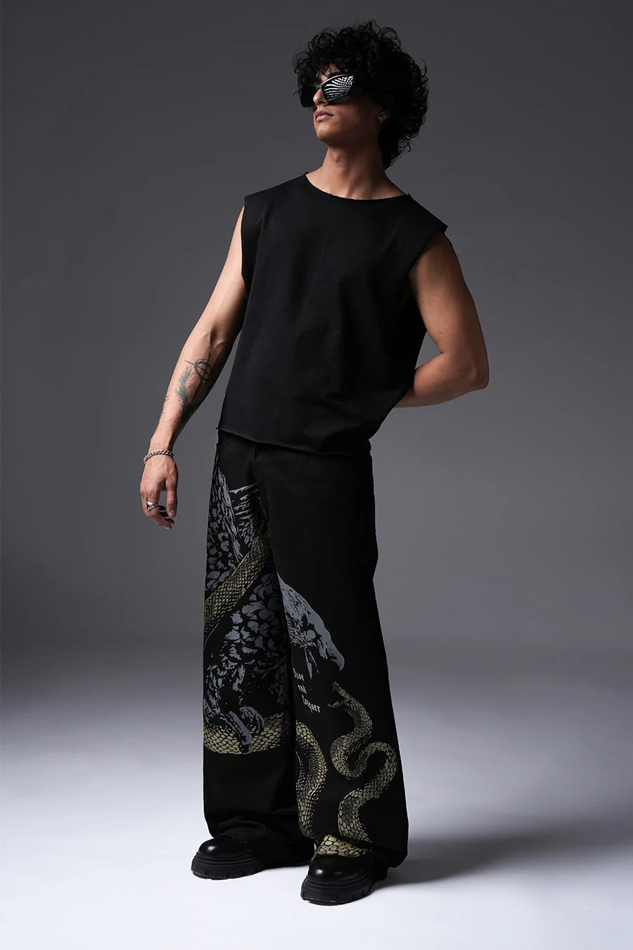 Rise and Conquer Black Denims - Image 2